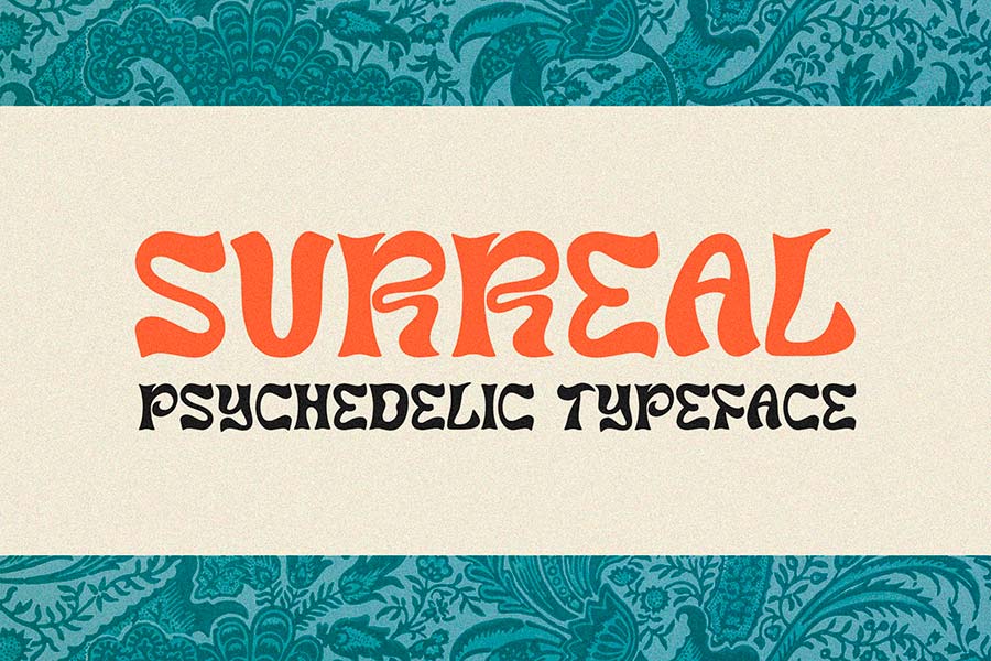 Surreal Psychedelic Typeface