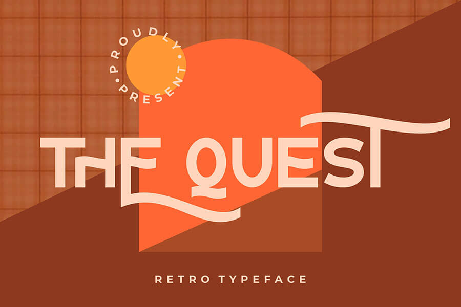 The Quest Retro Typeface