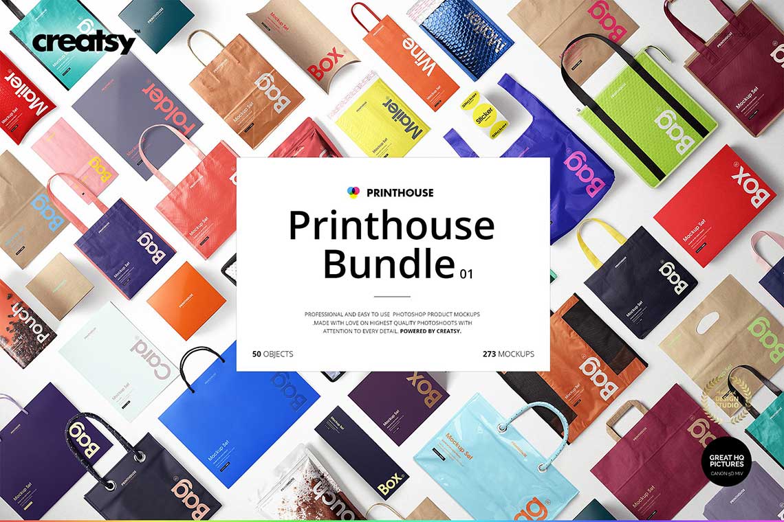 Exclusive Printhouse Mockups Bundle