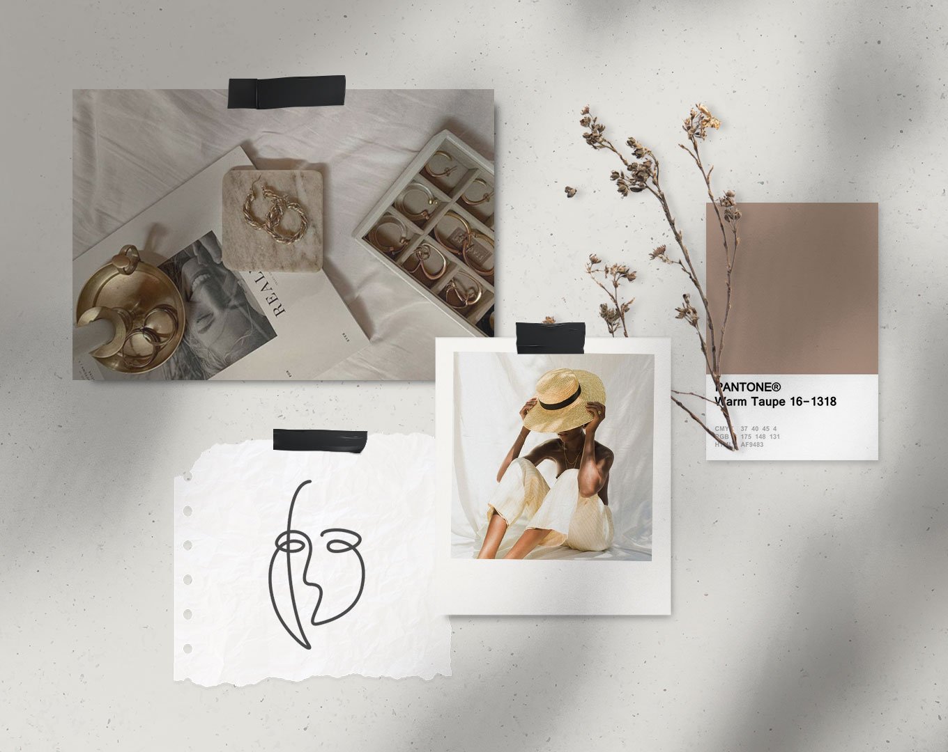 Natural Moodboard Template