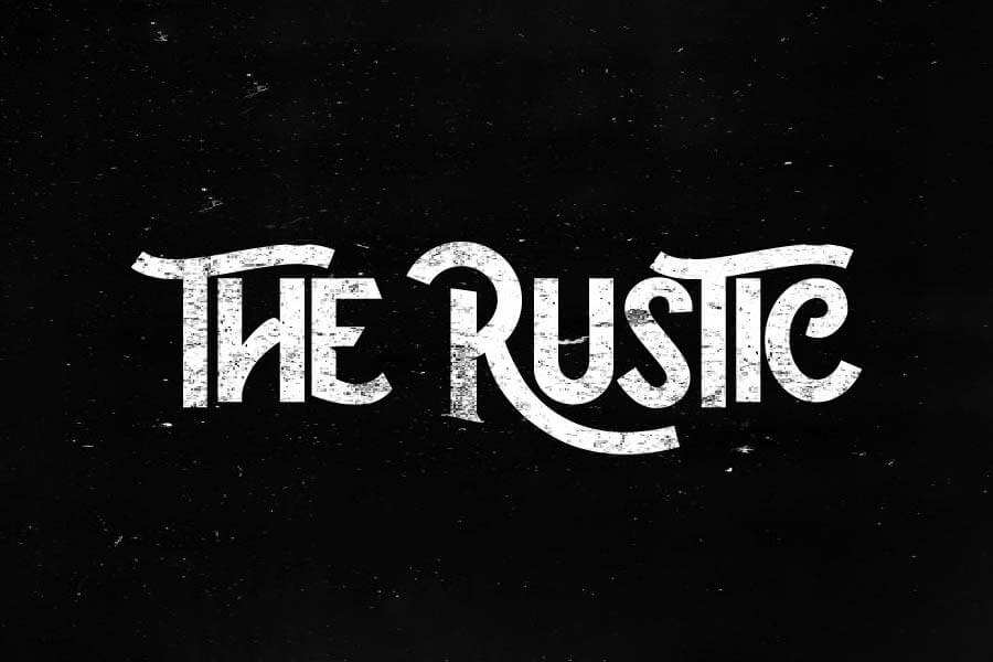 The Rustic Font