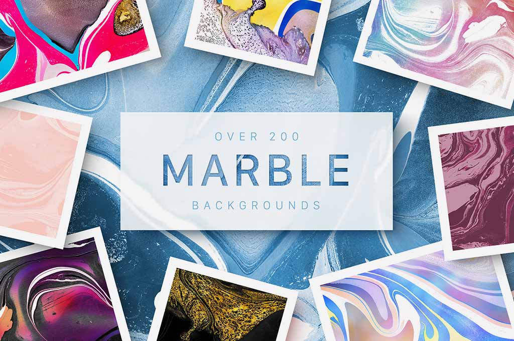 200 Marbled Papers — Huge Collection