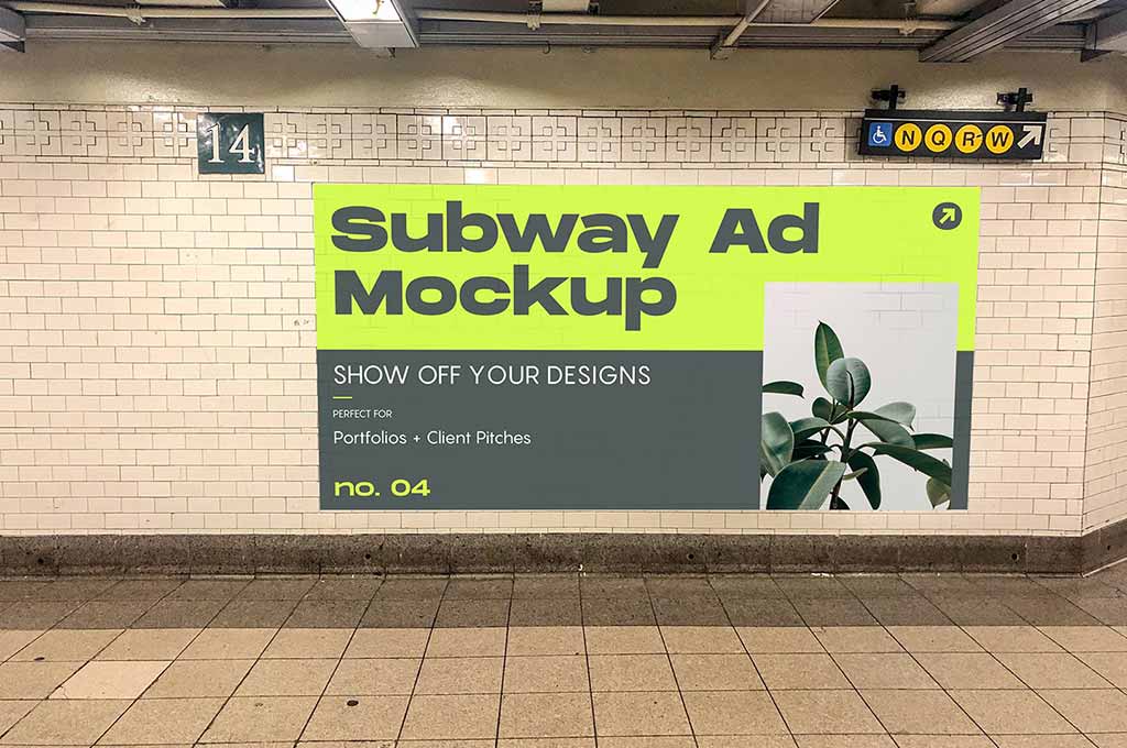 22 Subway Mockups