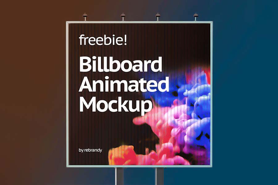 Animated Billboard Mockup