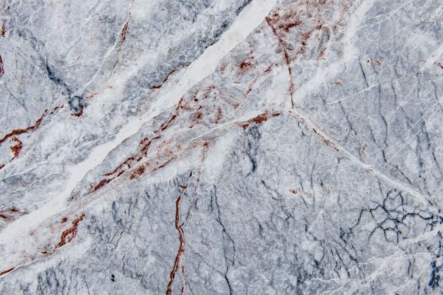 Blue and Red Pattern Marble Textured Wall