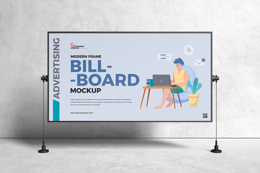 Modern Advertising Billboard Mockup