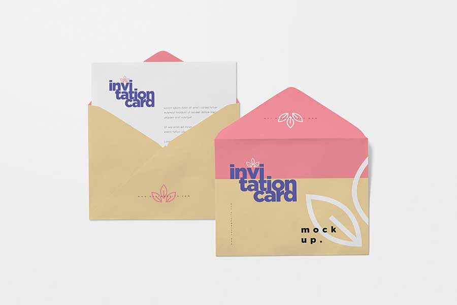 Envelope & Card Mockup Set