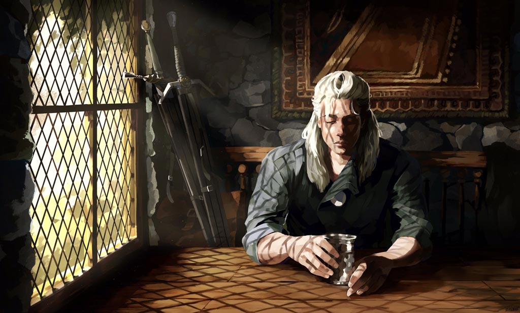 Geralt of Rivia by Icytwaine