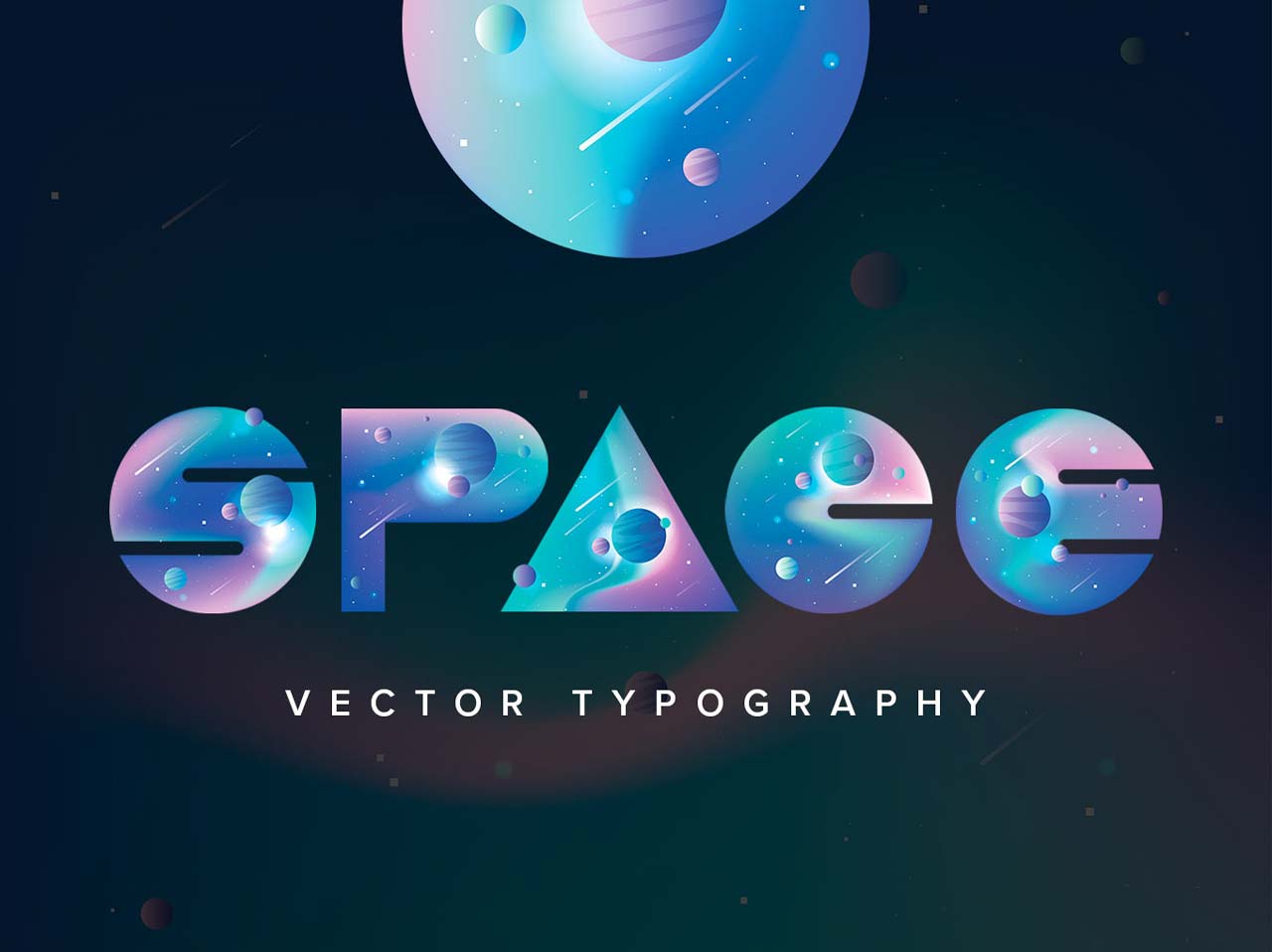 Space Vector Typography