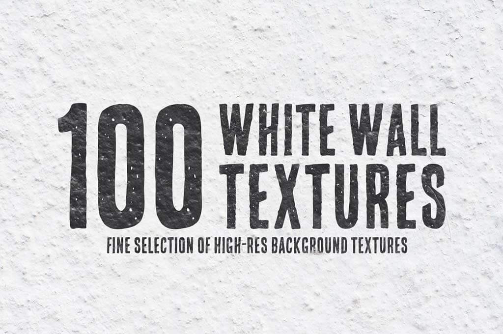 100 White Wall Textures Bundle