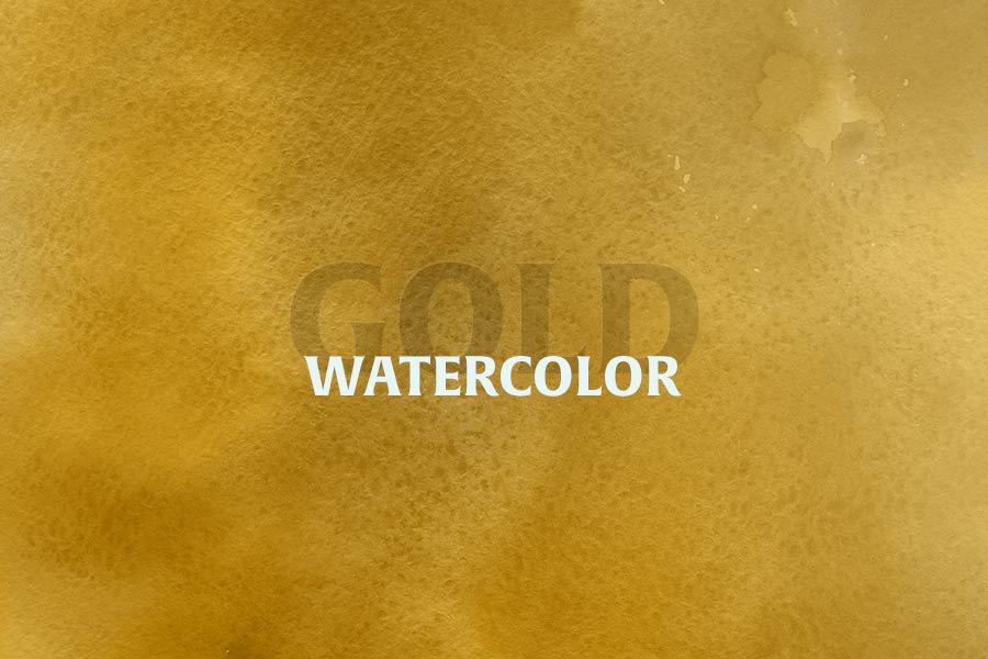 15 Free Gold Watercolor Papers