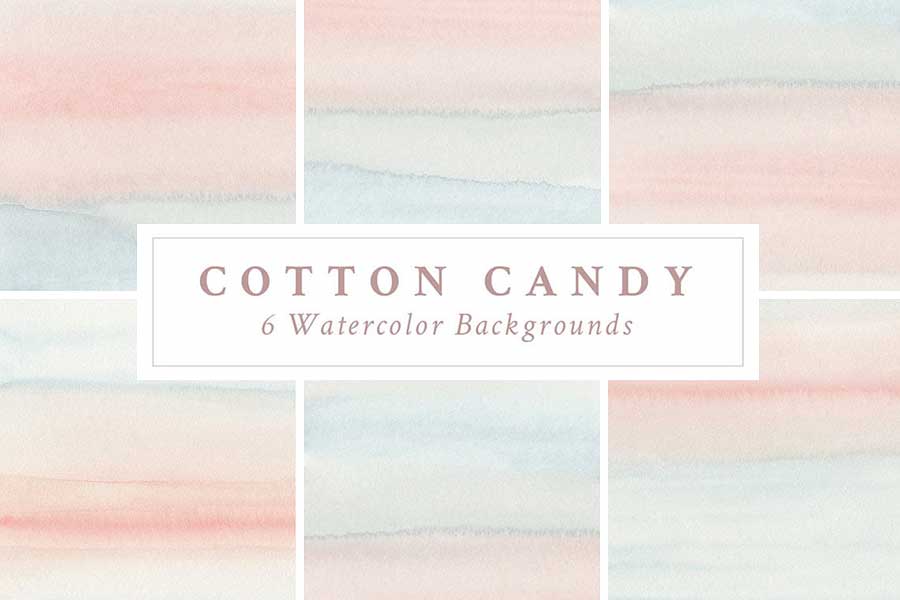 6 Watercolor Backgrounds