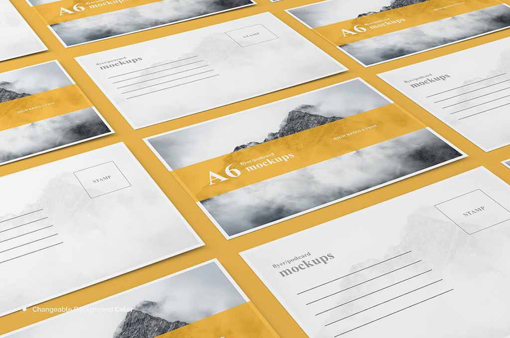 A6 Flyer / Postcard Mockup