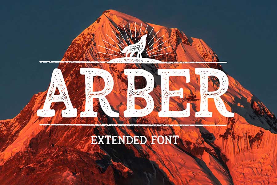 Arber Extended Vintage Font
