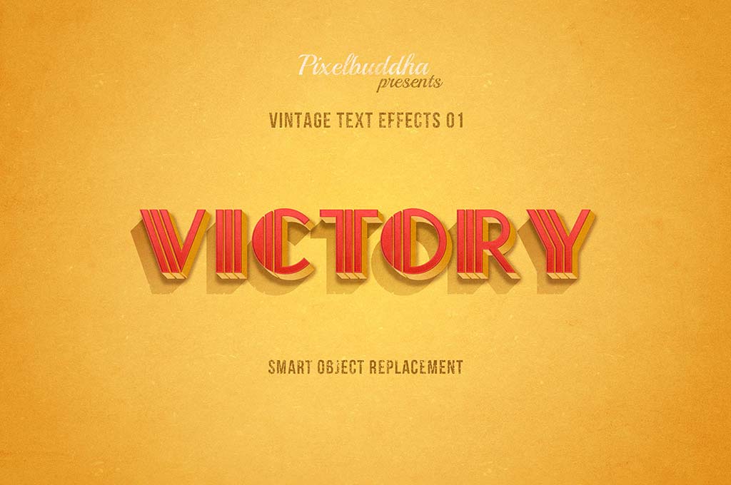 Authentic Vintage Text Effects