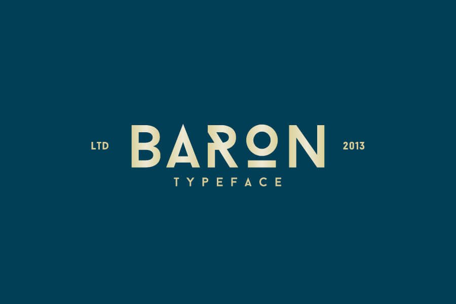 BARON Deco Font Family