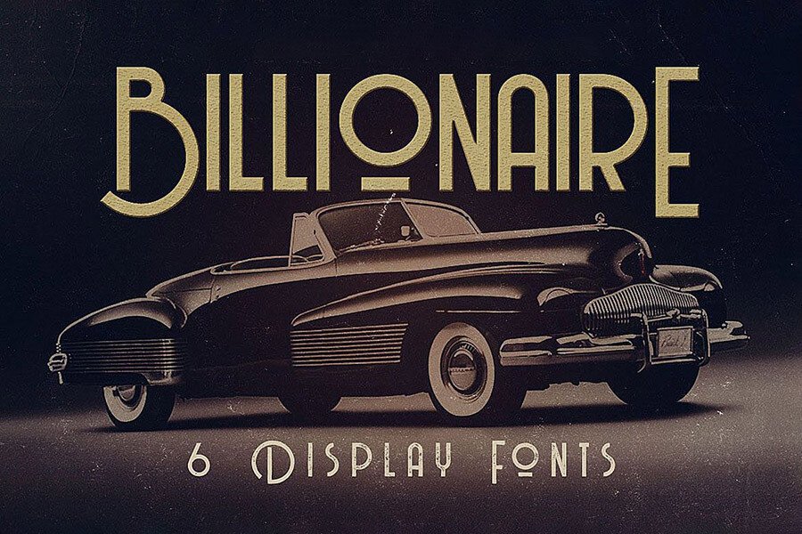Billionaire Display Font