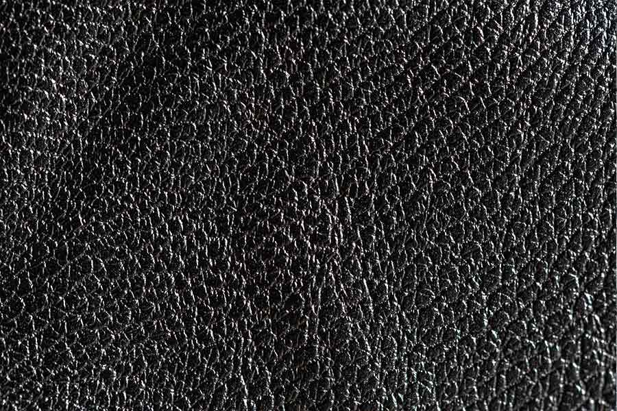 Black Rough Leather Textured Background