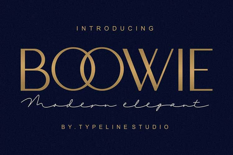 Boowie – Modern Minimalist Font
