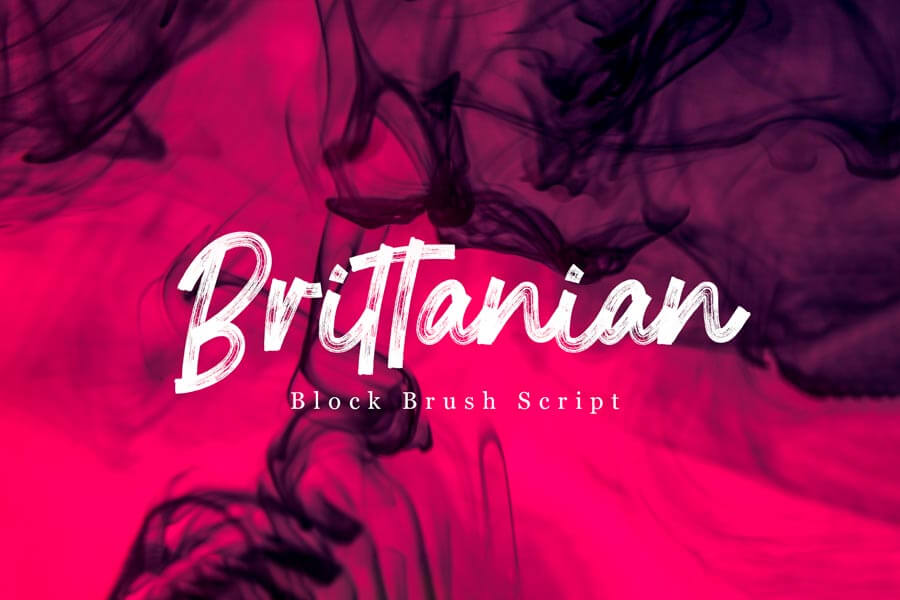 Brittanian Hand Lettering Font