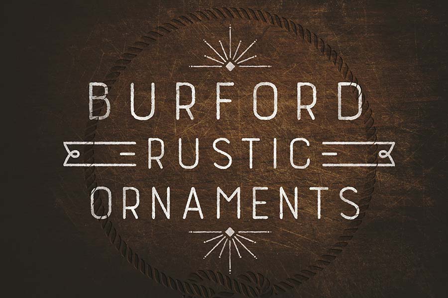 Burford Rustic Ornaments