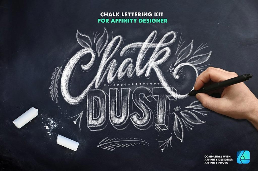 ChalkDust Affinity Designer Brushes