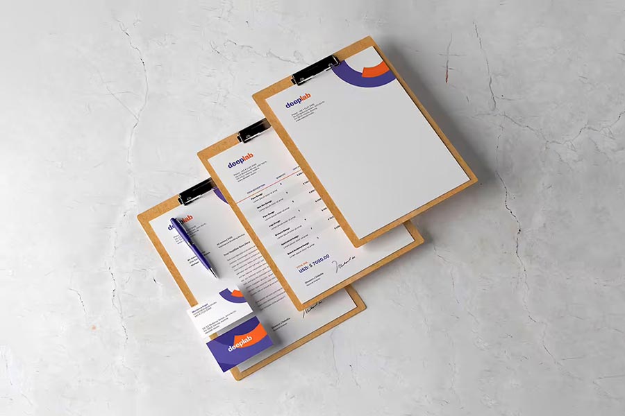 Clipboard Print Branding — Free Mockup