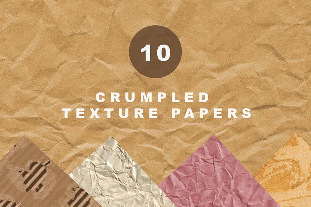 Crumpled Texture Papers