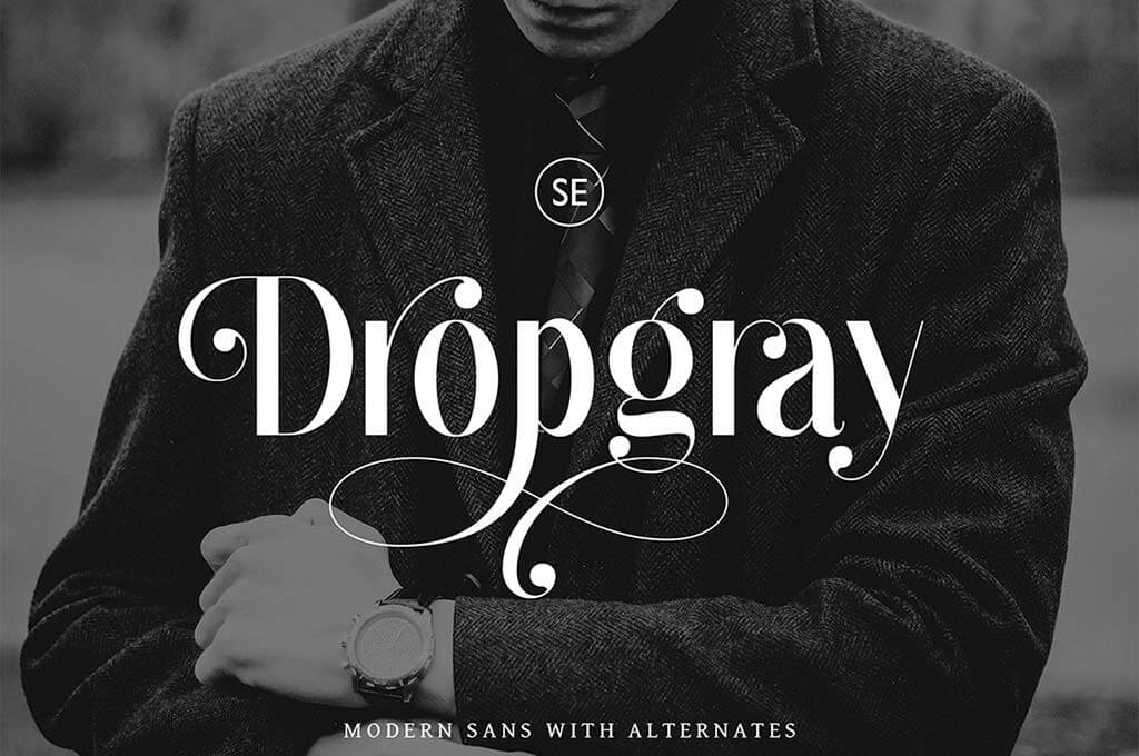 Dropgray Sans Serif Font