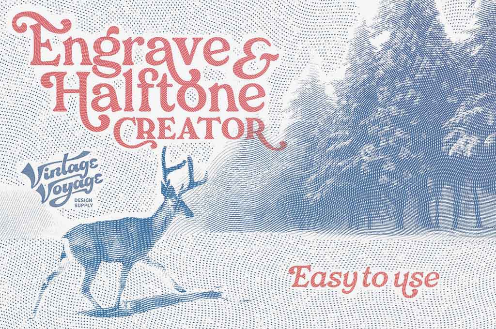Engrave and Halftone Creator