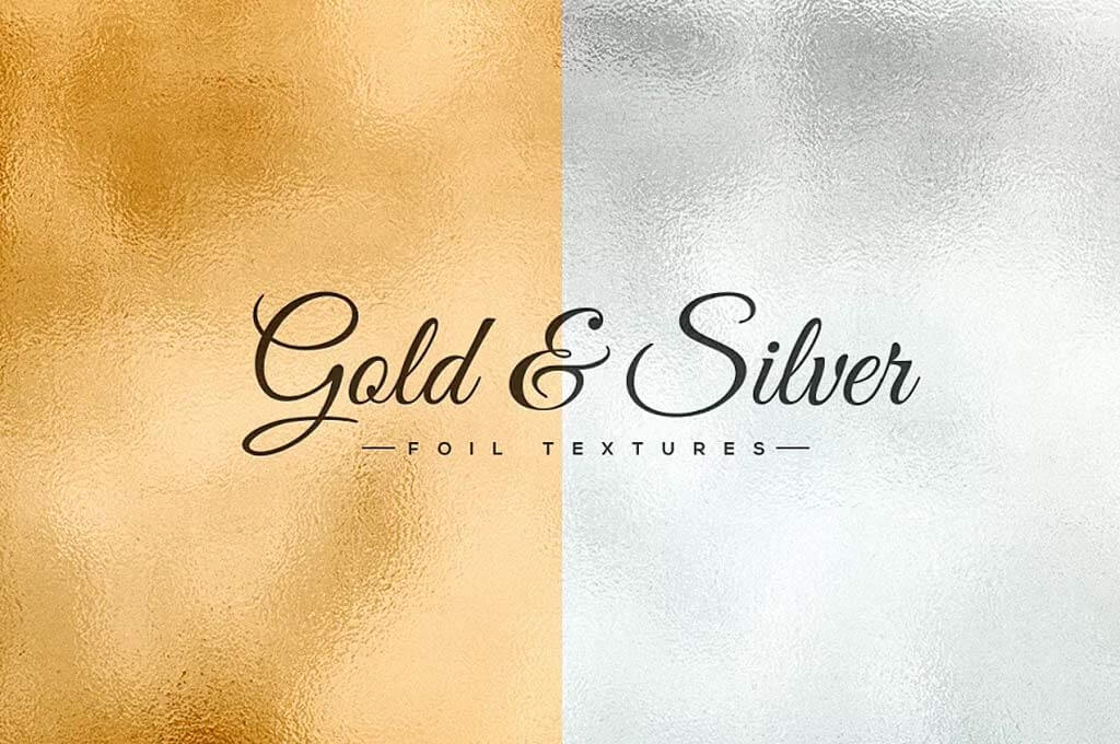 Gold & Silver Foil Textures