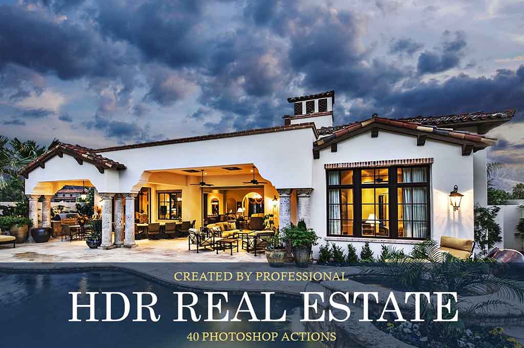 HDR Real Estate Photoshop Actions