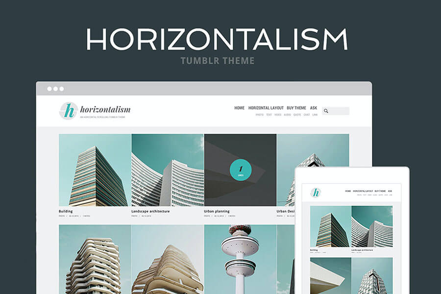 Horizontalism Tumblr Theme