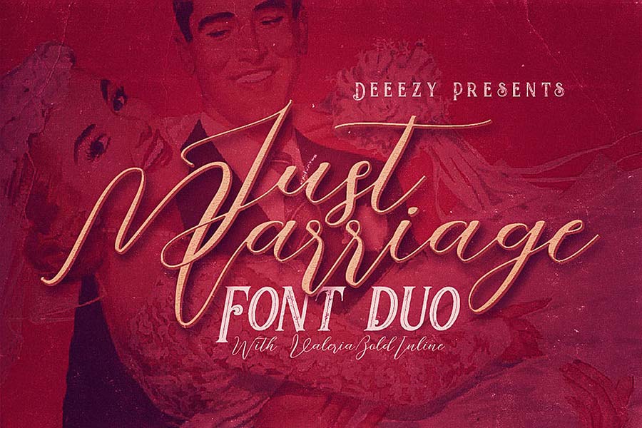 Just Marriage Font Duo