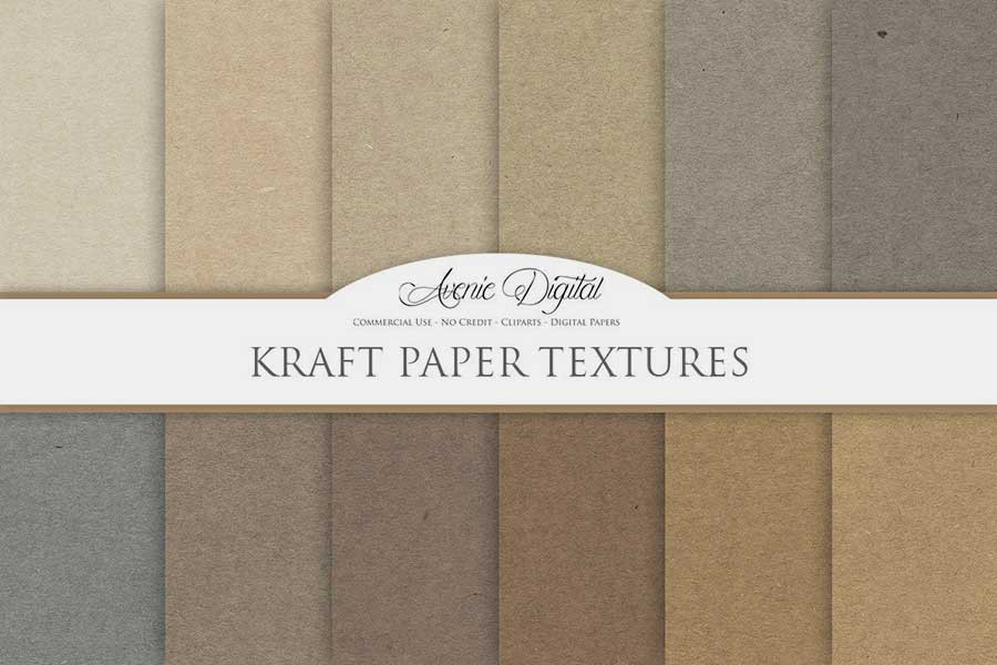 Kraft Paper Background Textures