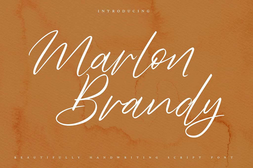 Marlon Brendy Handwriting Script Font