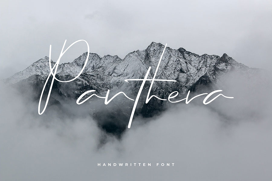 Panthera - Hand Lettering Script