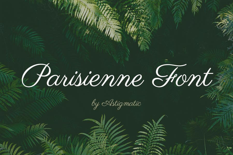 Parisienne Hand Lettering Font
