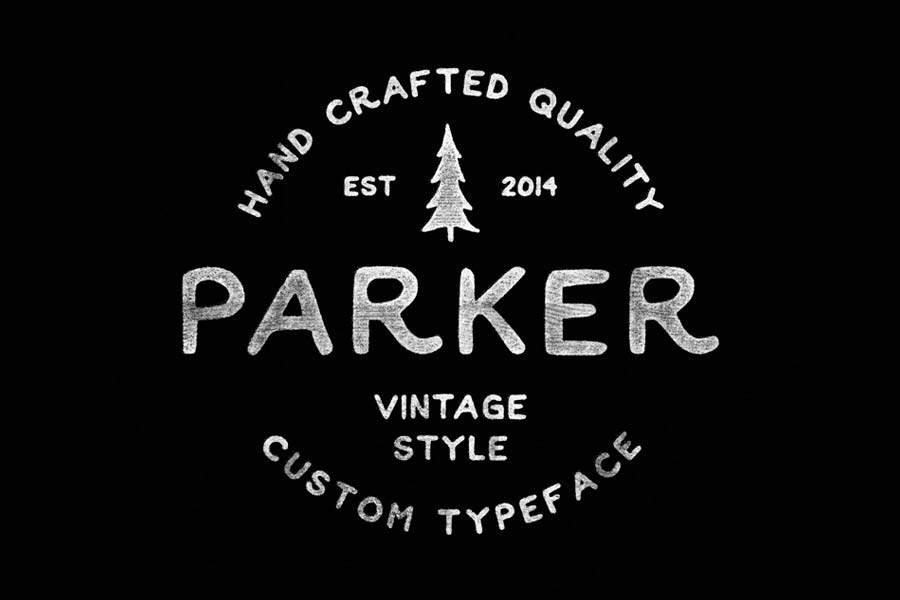 Parker Free Rustic Font
