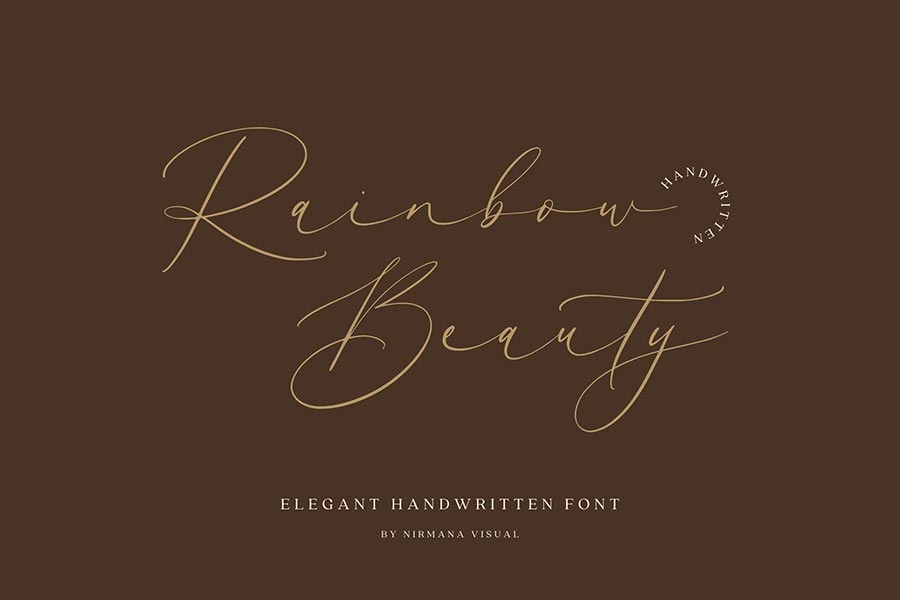 Rainbow Beauty — Wedding Font