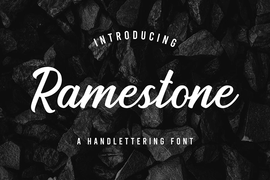 Ramestone - Handlettering Font