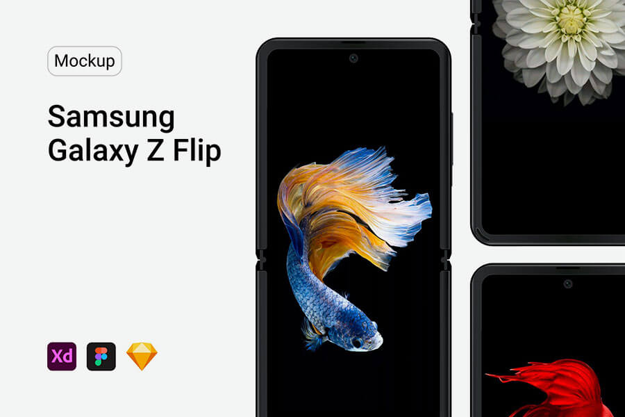 Samsung Galaxy Z Flip mockup