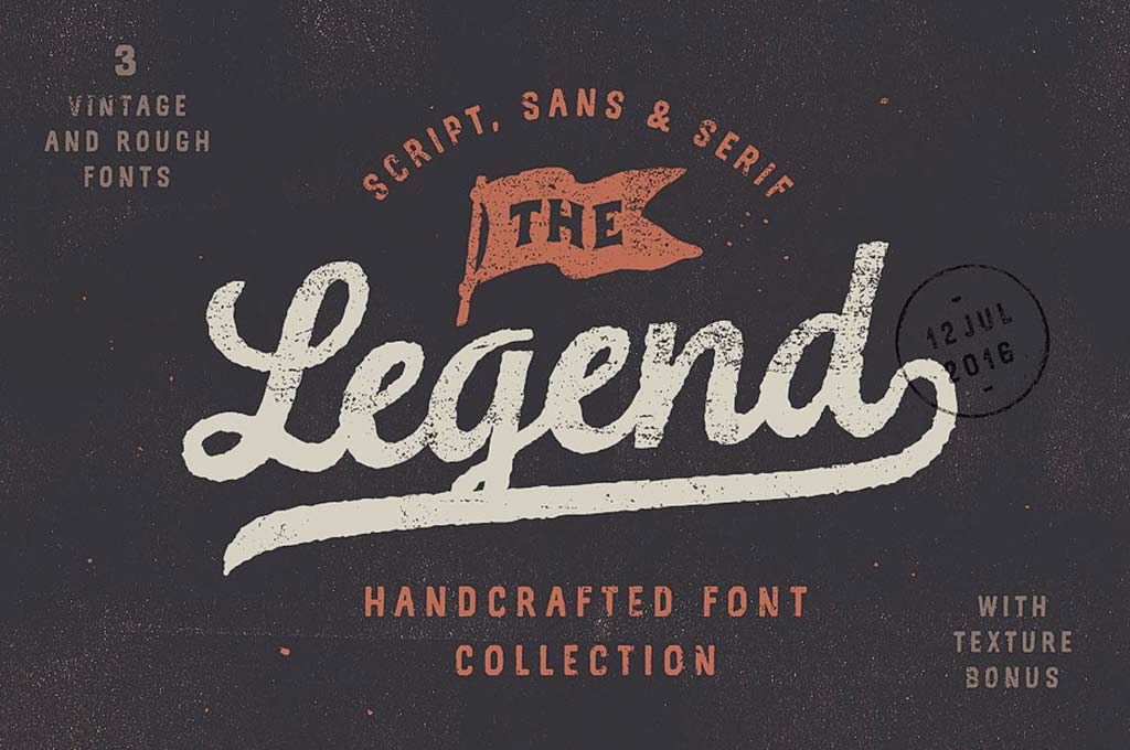 The Legend Font Trio American Typography