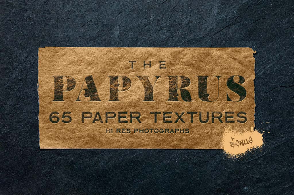 The Papyrus — 65 Paper Textures
