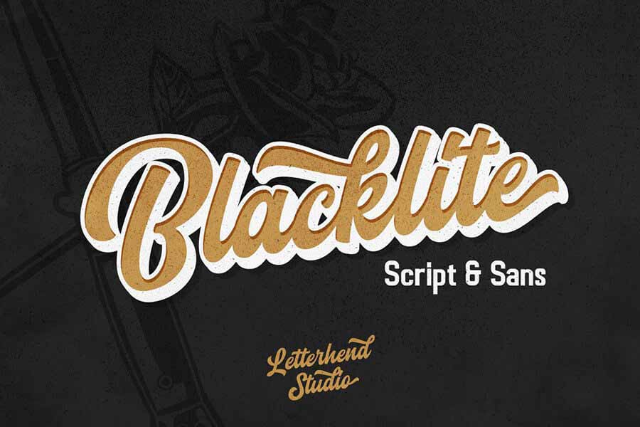 Blacklite — The Bold Script & Sans