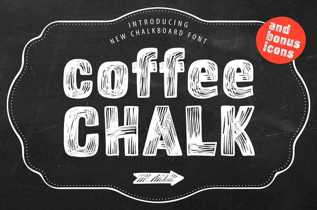 Coffee Chalk new chalkboard Font