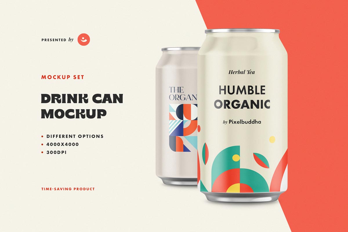 Free Aluminium Can Mockup