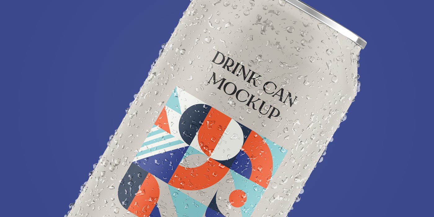 Download Free Aluminum Can Mockup on The Designest