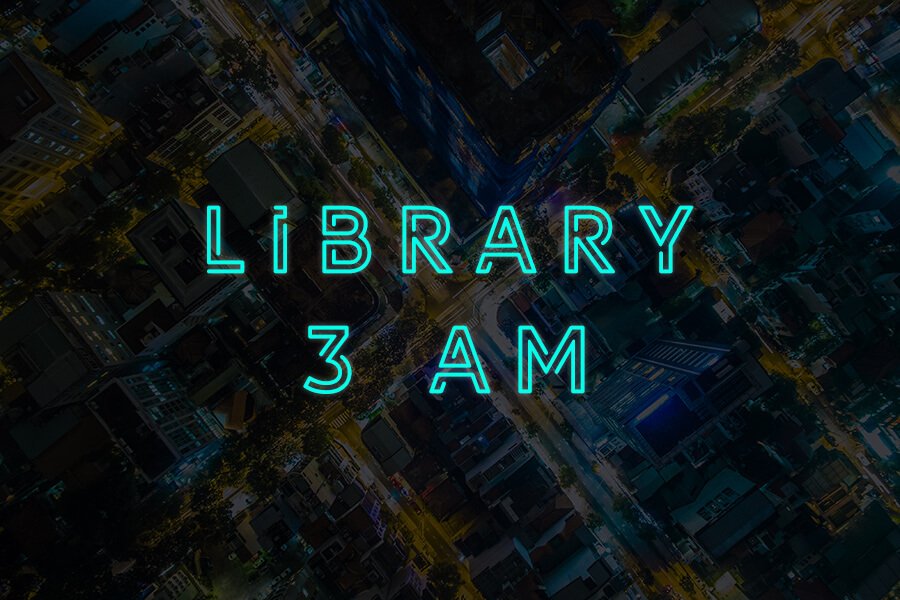 Library 3 am Free Typeface