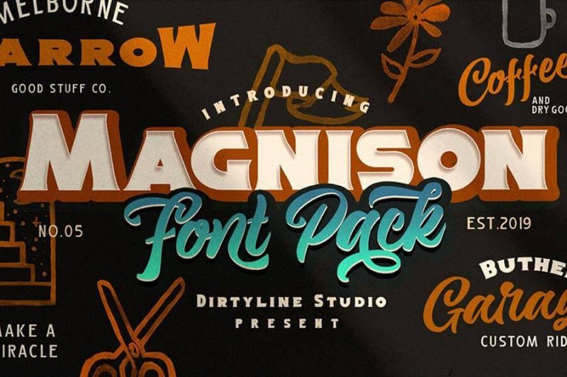 40+ Best TShirt Fonts 👕 Graphic Tee Fonts (Free & Paid)